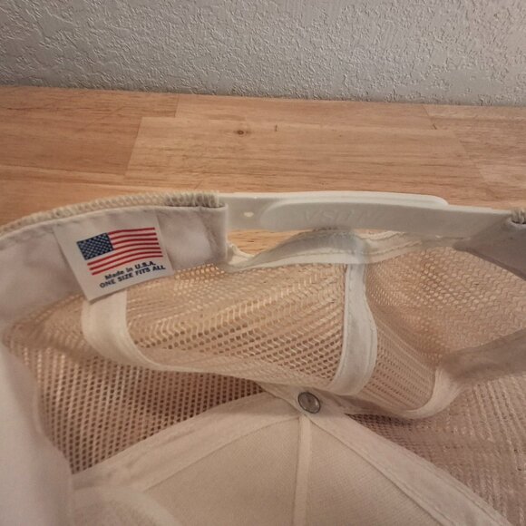 Vintage 90's Budweiser Bass Anglers Trucker Mesh Hat Anheuser-Busch Snapback - Picture 6 of 7